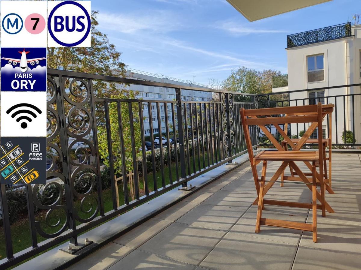 Chambre Privee Dans Un Nouvel Appartement Partage Pres De Paris Avec Parking Gratuit Chevilly-Larue Dış mekan fotoğraf